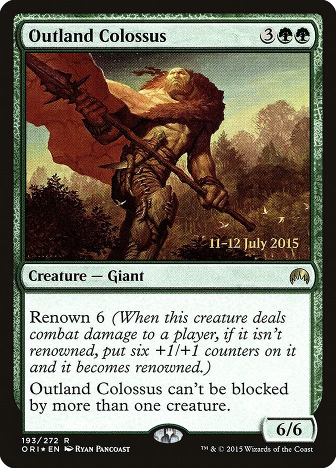 Outland Colossus (193) (Prerelease Cards)