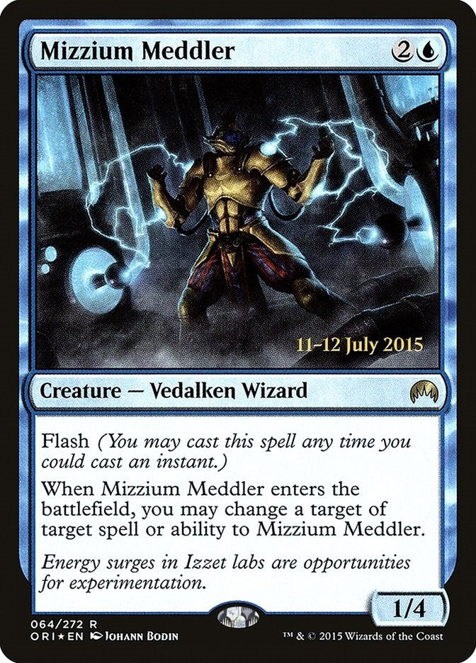 Mizzium Meddler (64) (Prerelease Cards)