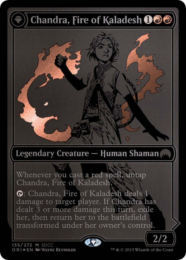 Chandra, Fire of Kaladesh (SDCC 2015 Exclusive) (135) (Media Promos)