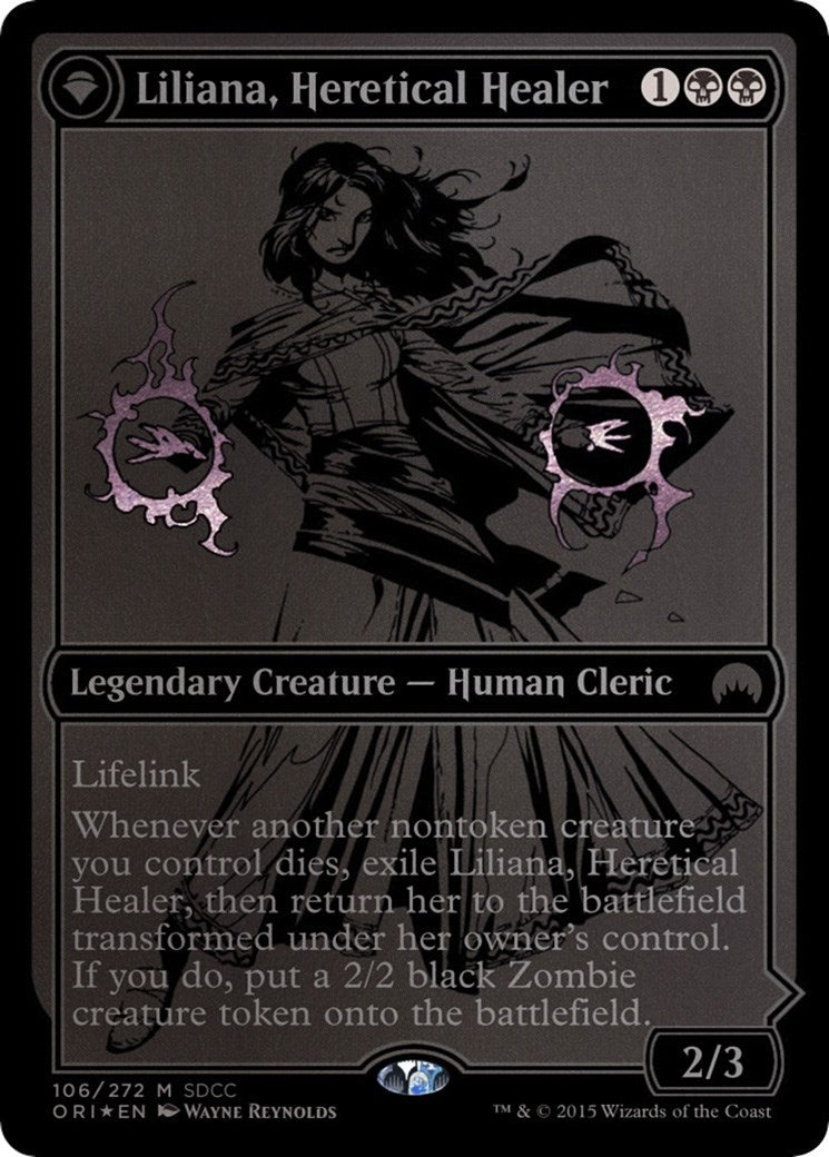 Liliana, Heretical Healer (SDCC 2015 Exclusive) (106) (Media Promos)