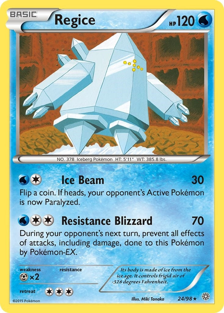 Image for Regice (24/98) (XY - Ancient Origins) - Pokemon