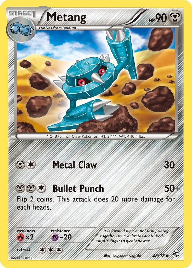 Image for Metang (48/98) (XY - Ancient Origins) - Pokemon