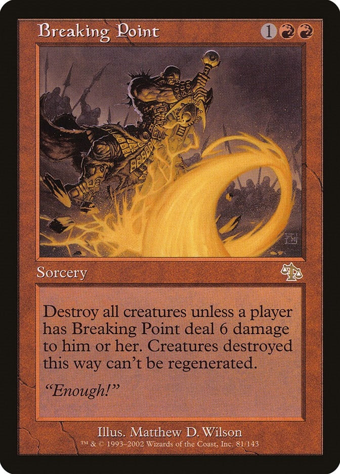 Breaking Point (81) (Judgment)