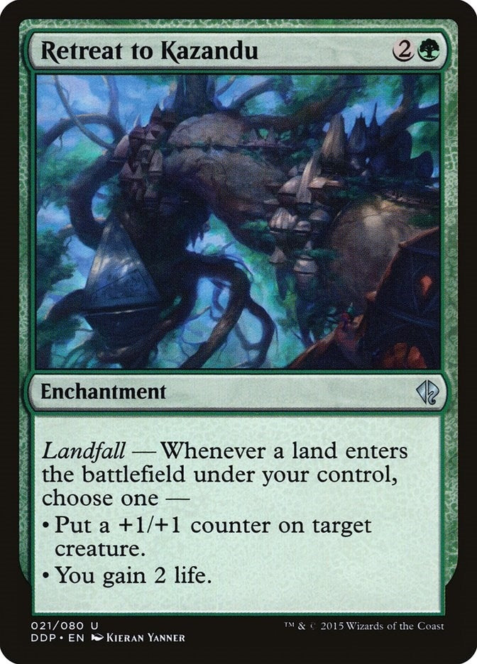 Retreat to Kazandu (21) (Duel Decks: Zendikar vs. Eldrazi)
