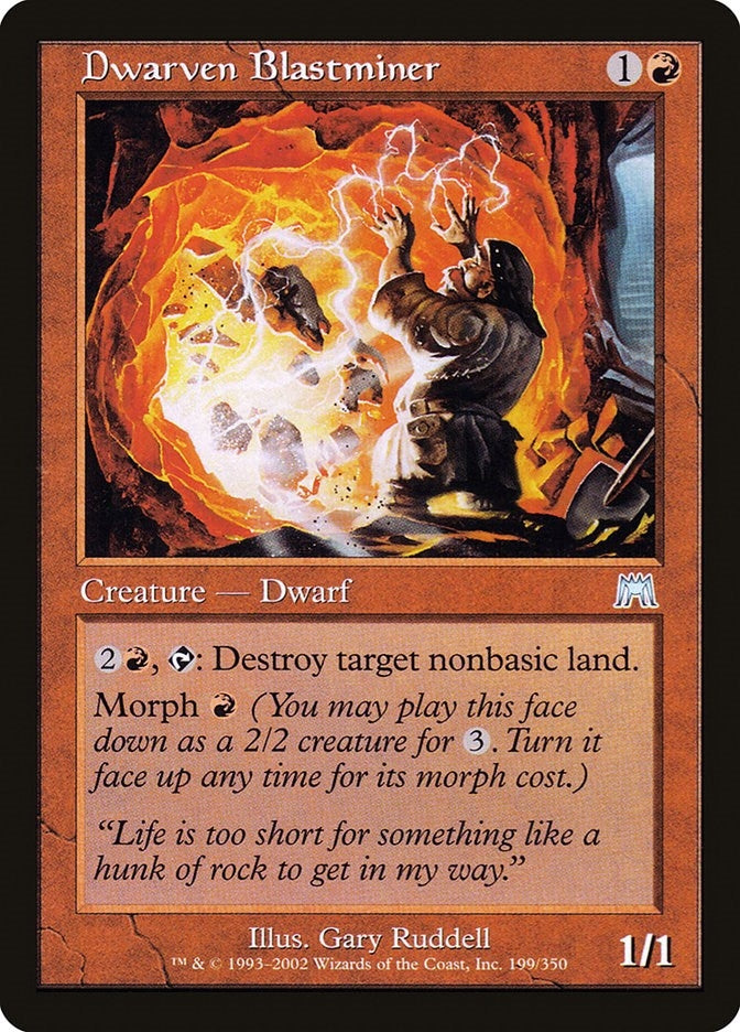Dwarven Blastminer (199) (Onslaught)
