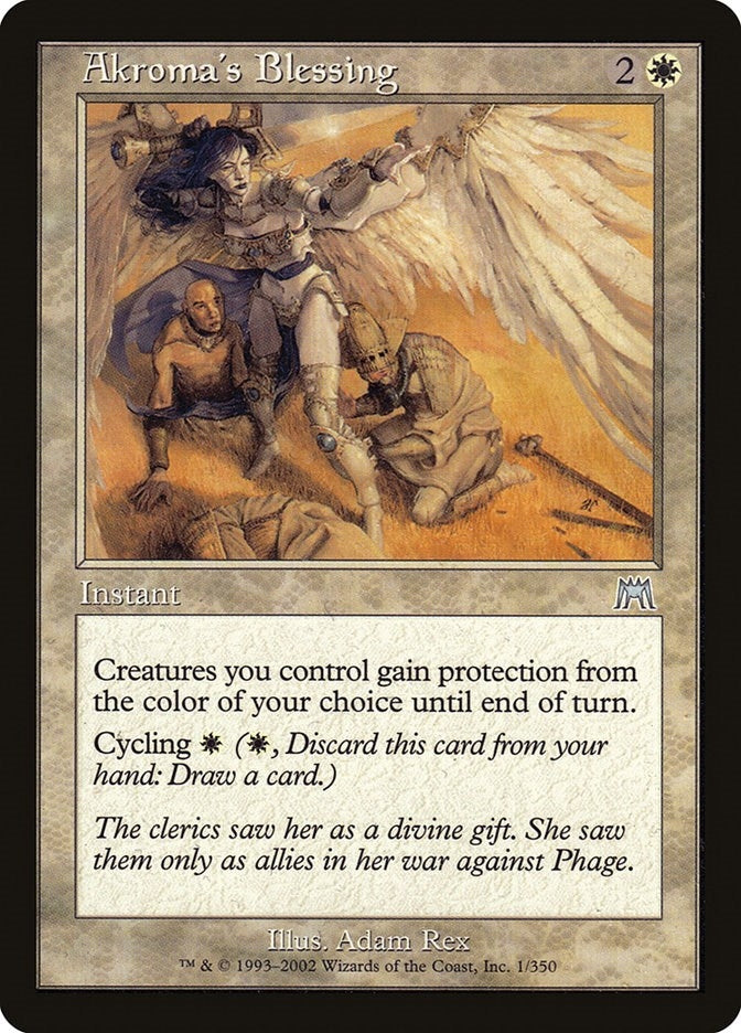 Akroma's Blessing (1) (Onslaught)