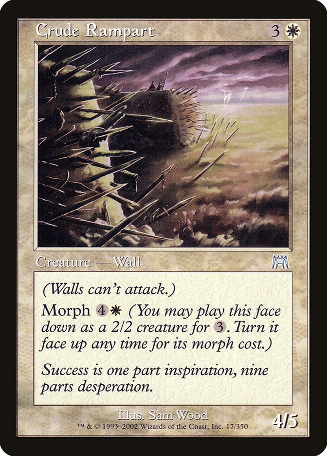 Crude Rampart (17) (Onslaught)