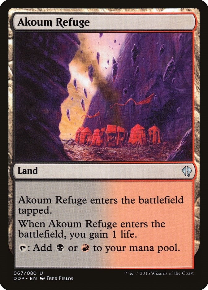 Akoum Refuge (67) (Duel Decks: Zendikar vs. Eldrazi)