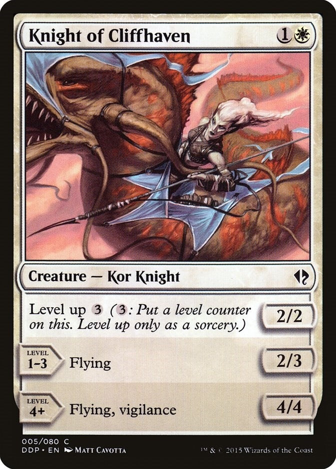 Knight of Cliffhaven (5) (Duel Decks: Zendikar vs. Eldrazi)