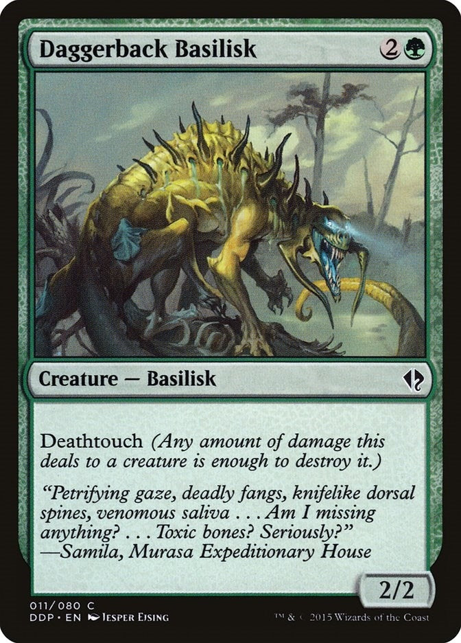 Daggerback Basilisk (11) (Duel Decks: Zendikar vs. Eldrazi)