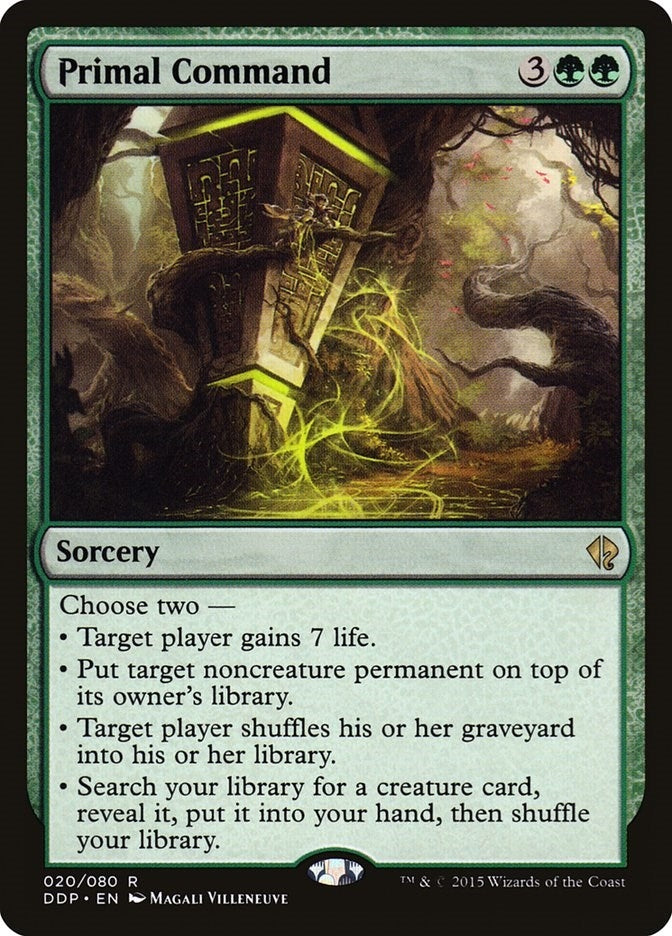 Primal Command (20) (Duel Decks: Zendikar vs. Eldrazi)