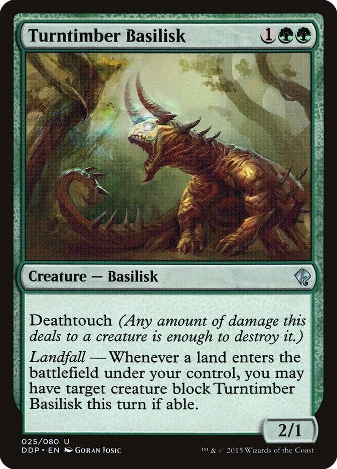 Image for Turntimber Basilisk (25) - Magic: The Gathering