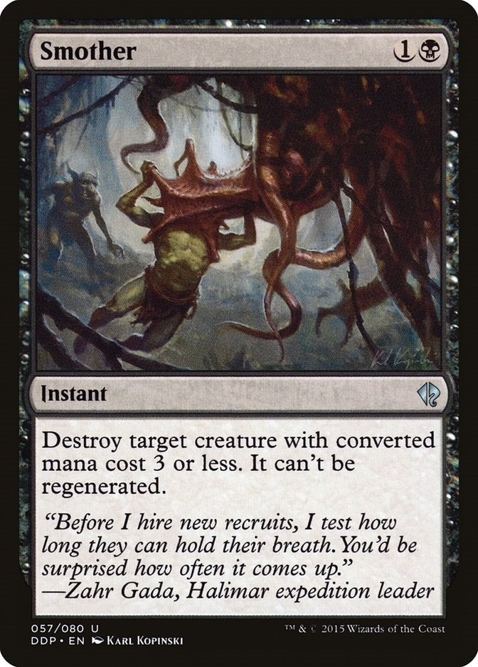 Smother (57) (Duel Decks: Zendikar vs. Eldrazi)