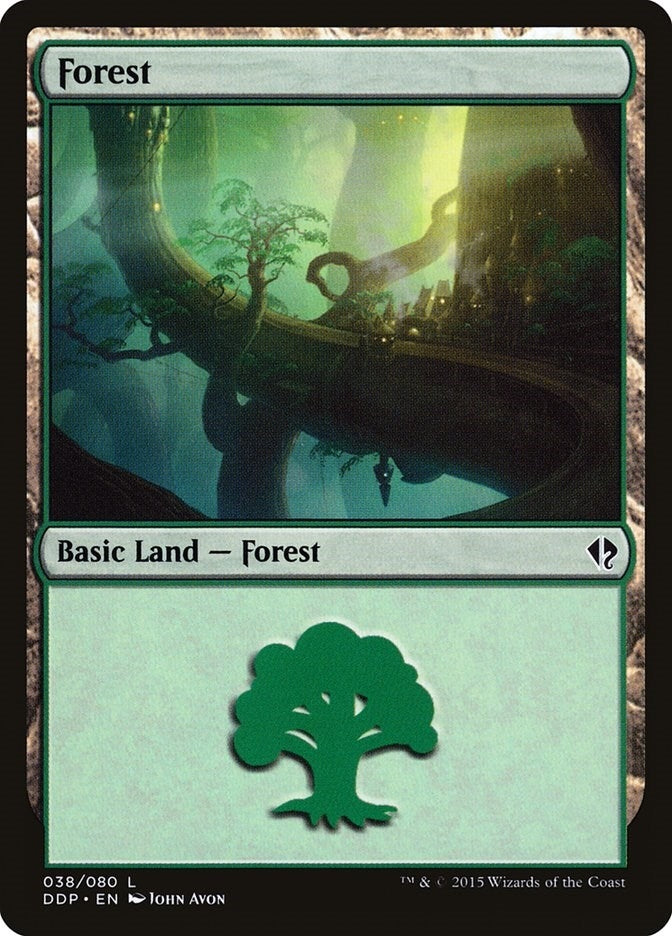 Forest (038) (38) (Duel Decks: Zendikar vs. Eldrazi)