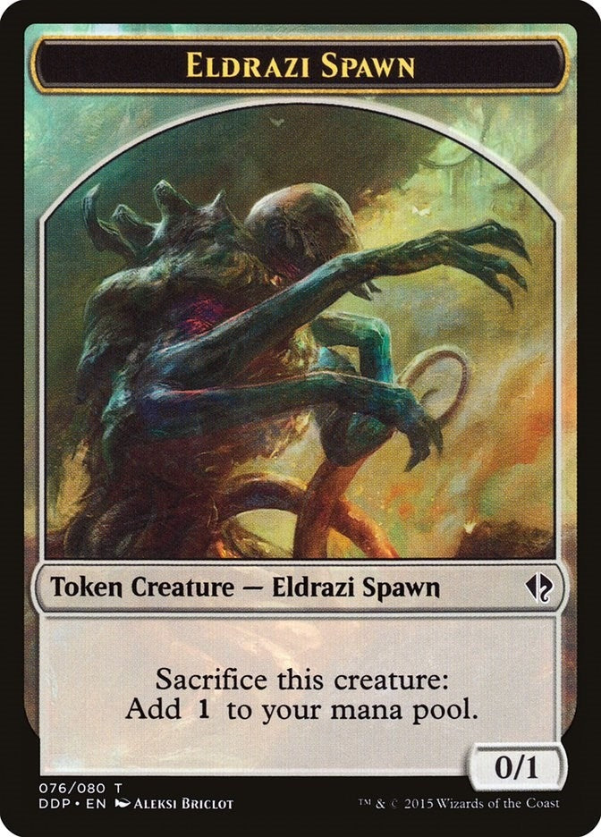 Eldrazi Spawn Token (076) (76) (Duel Decks: Zendikar vs. Eldrazi)