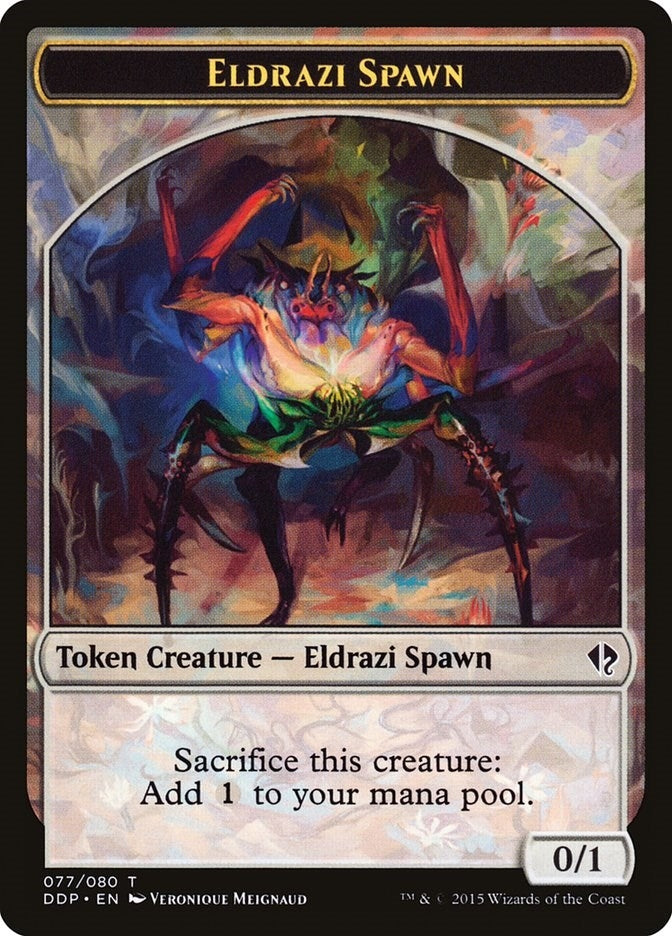 Eldrazi Spawn Token (077) (77) (Duel Decks: Zendikar vs. Eldrazi)