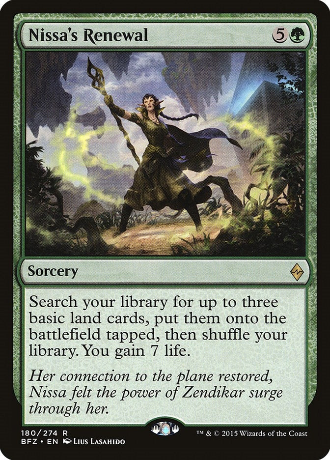 Nissa's Renewal (180) (Battle for Zendikar)