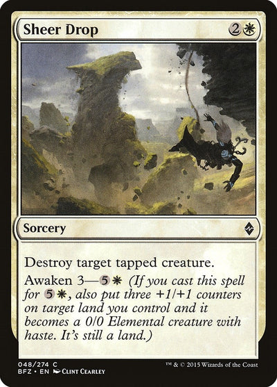 Sheer Drop (48) (Battle for Zendikar)