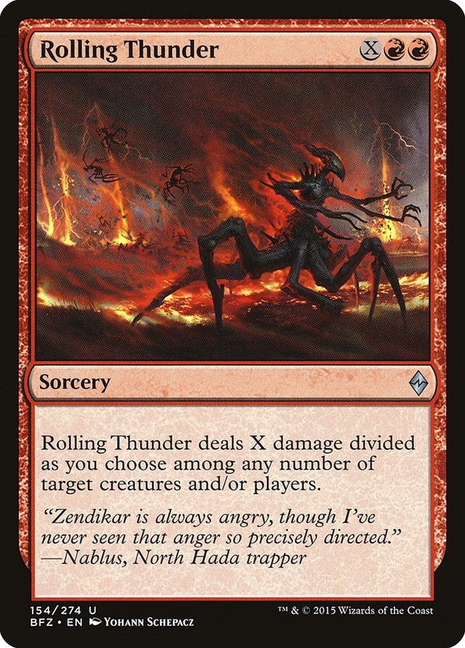 Rolling Thunder (154) (Battle for Zendikar)