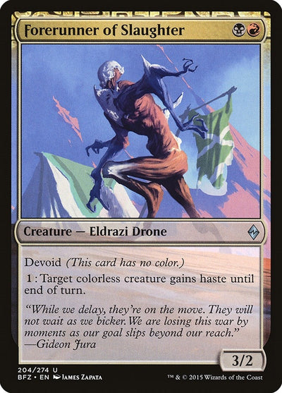 Forerunner of Slaughter (204) (Battle for Zendikar)