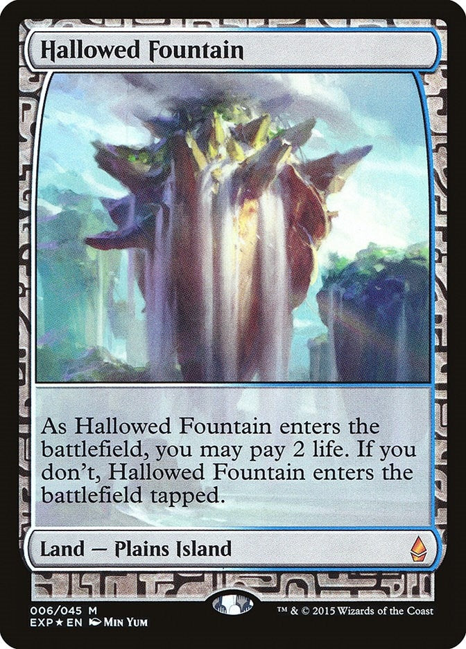Hallowed Fountain (6) (Zendikar Expeditions)