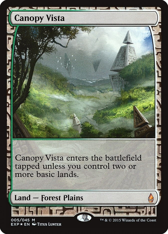 Canopy Vista (5) (Zendikar Expeditions)