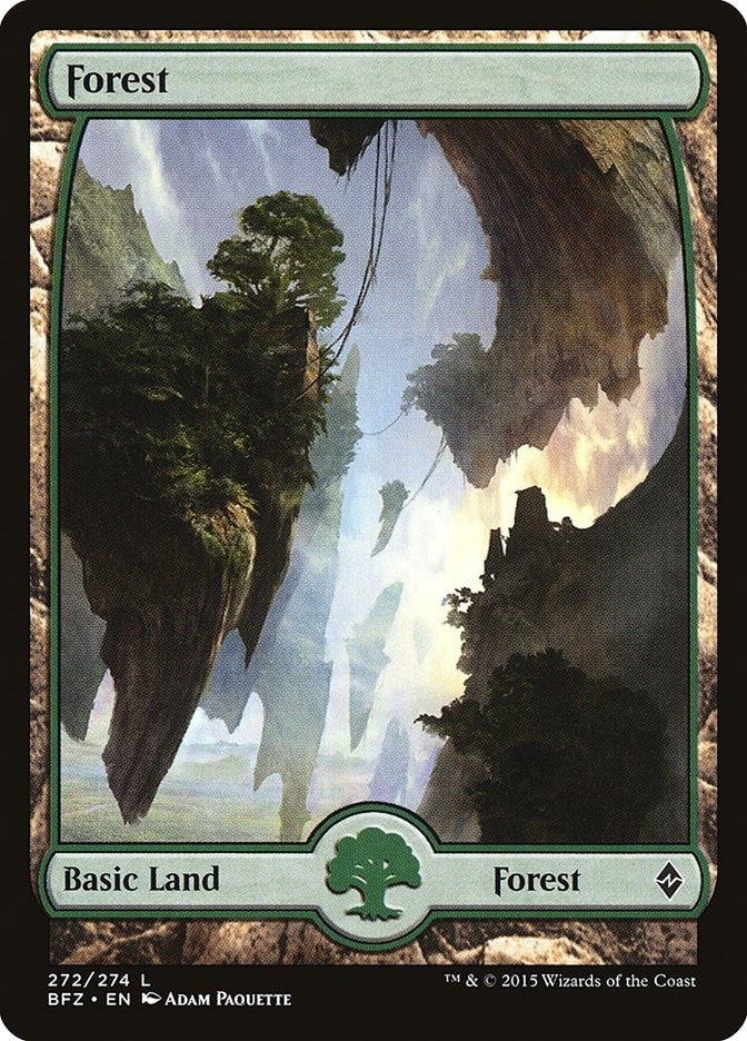 Forest (272) - Full Art (272) (Battle for Zendikar)