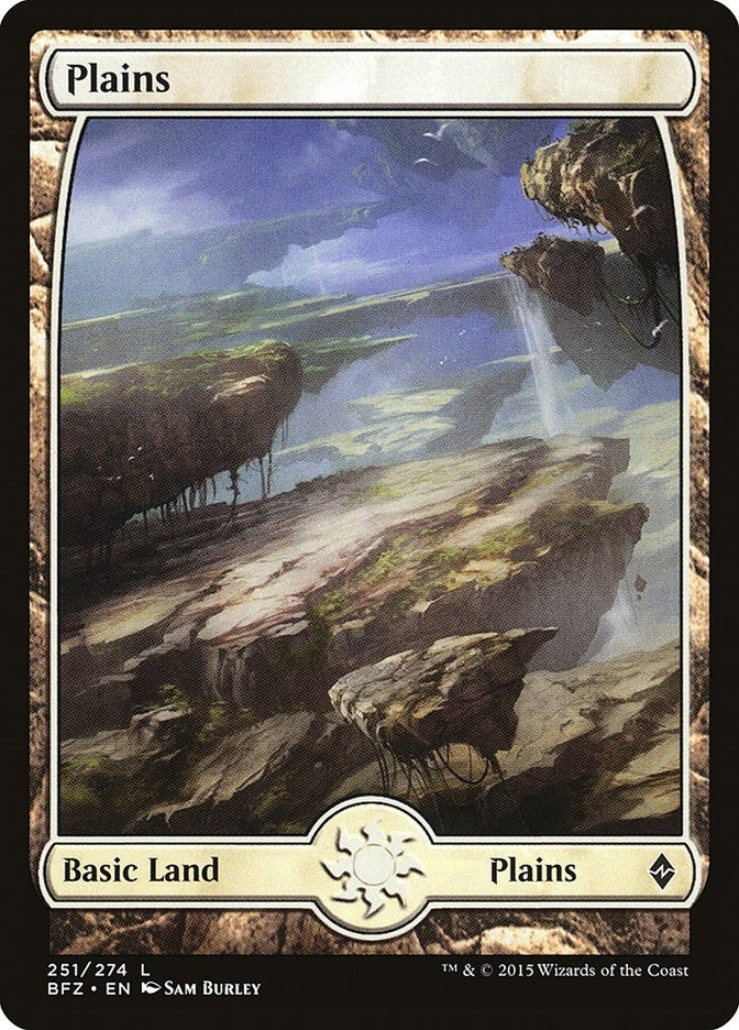 Plains (251) - Full Art (251) (Battle for Zendikar)