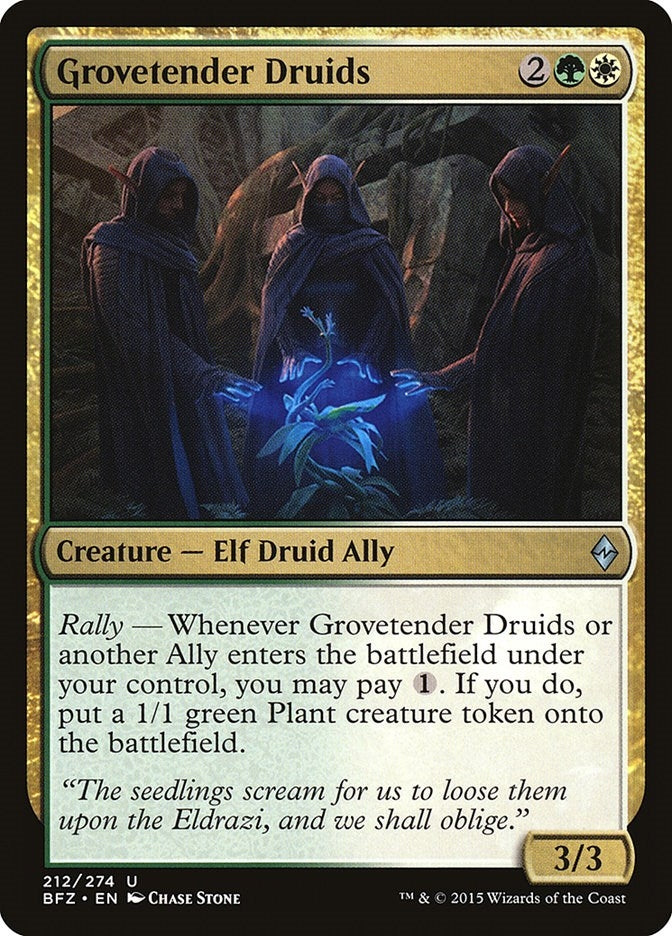 Grovetender Druids (212) (Battle for Zendikar)