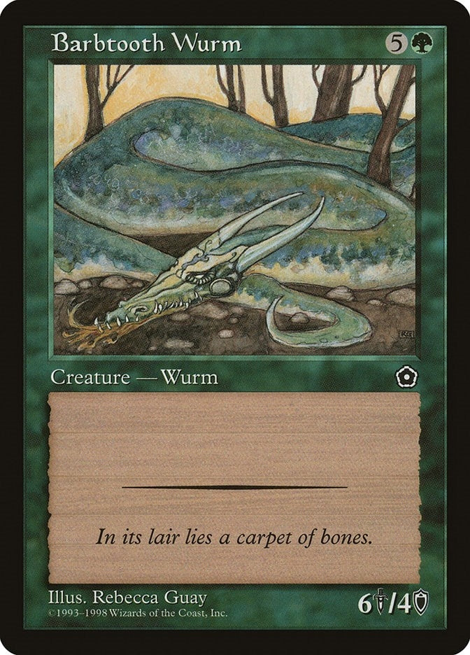 Barbtooth Wurm (Portal Second Age)