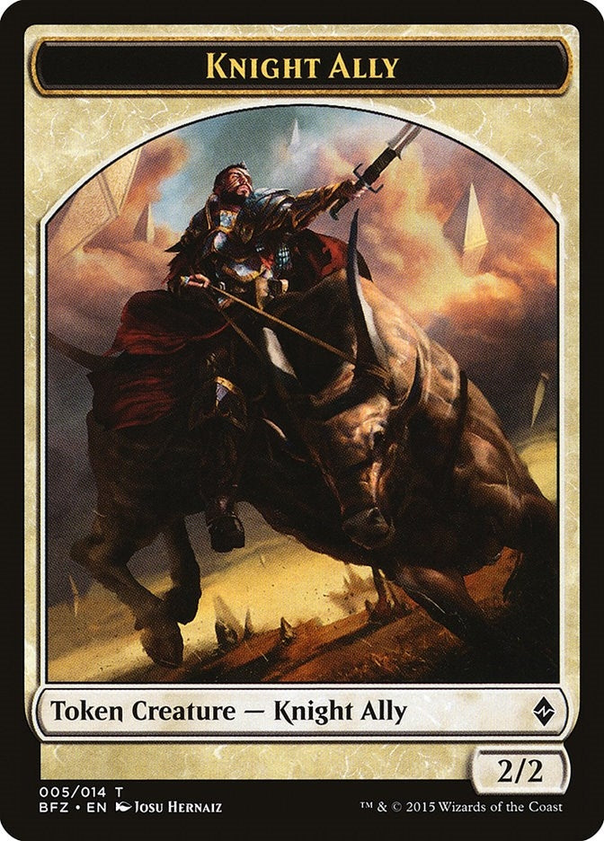 Knight Ally Token (5) (Battle for Zendikar)