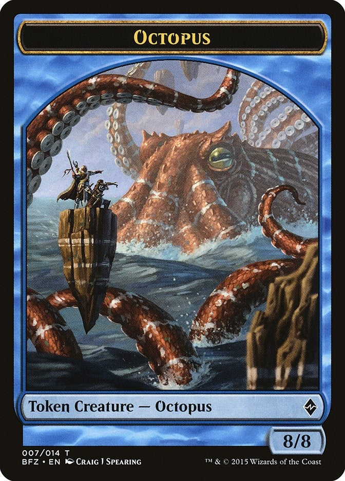 Octopus Token (7) (Battle for Zendikar)