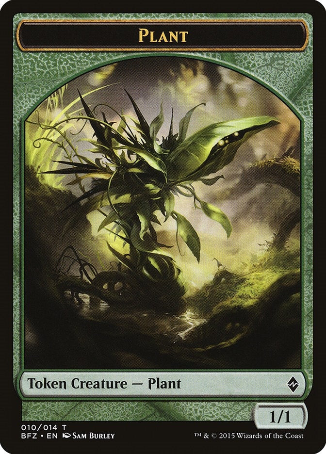 Plant Token (10) (Battle for Zendikar)