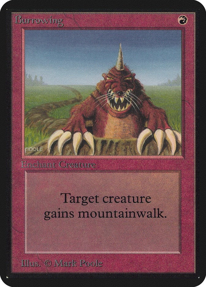 Burrowing (Alpha Edition)