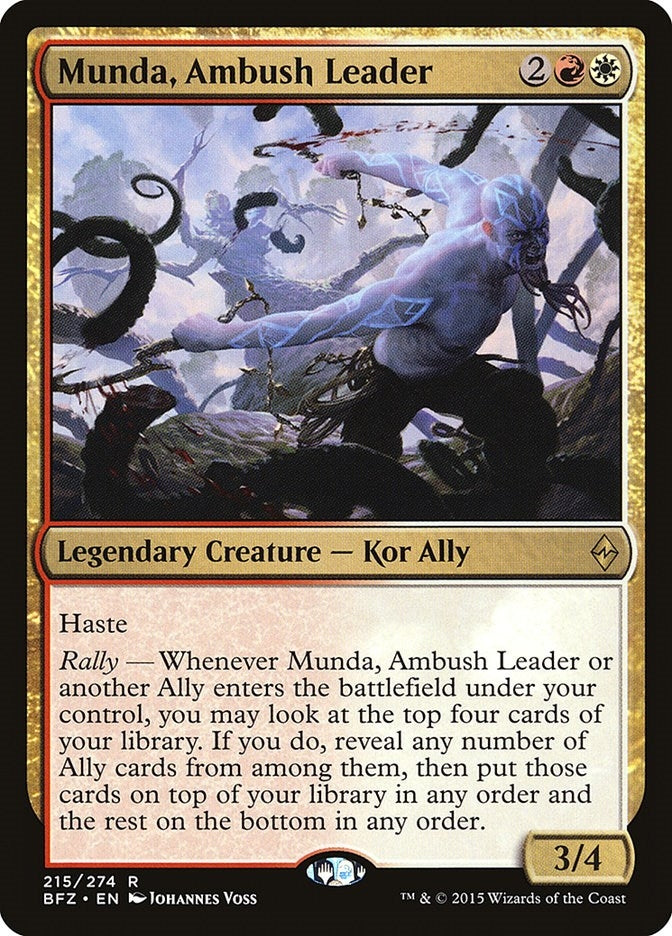 Image for Munda, Ambush Leader (215) (Battle for Zendikar) - Magic: The Gathering