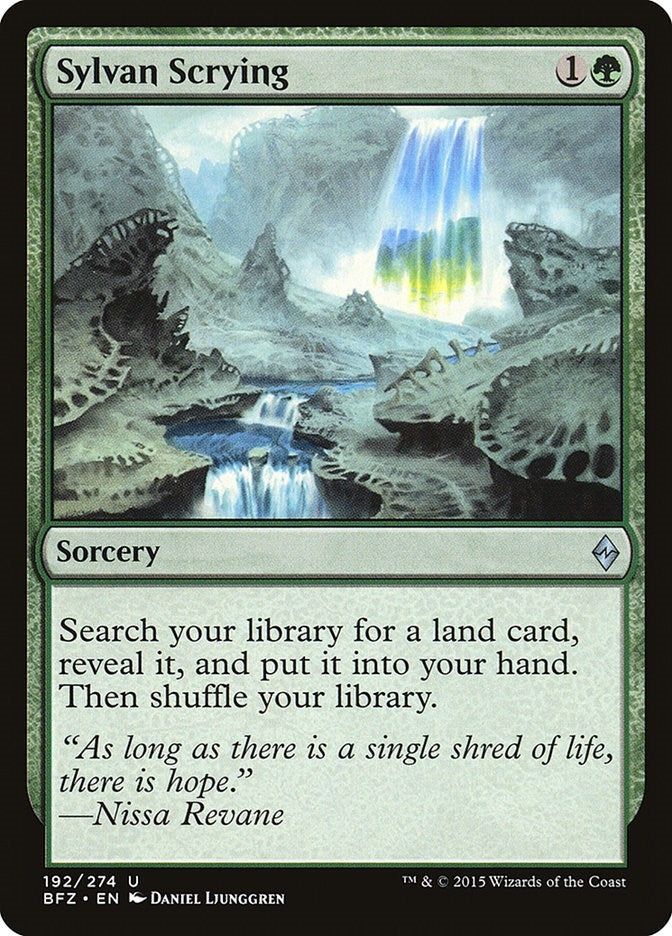 Sylvan Scrying (192) (Battle for Zendikar)
