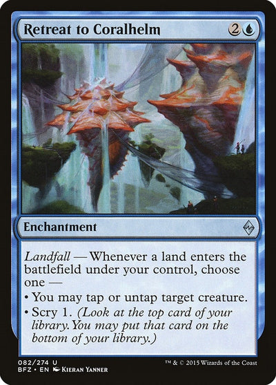 Retreat to Coralhelm (82) (Battle for Zendikar)