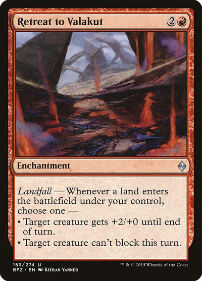 Retreat to Valakut (153) (Battle for Zendikar)