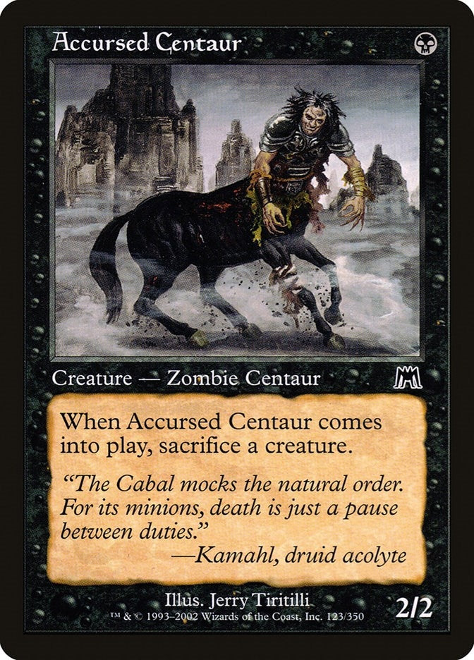 Accursed Centaur (123) (Onslaught)