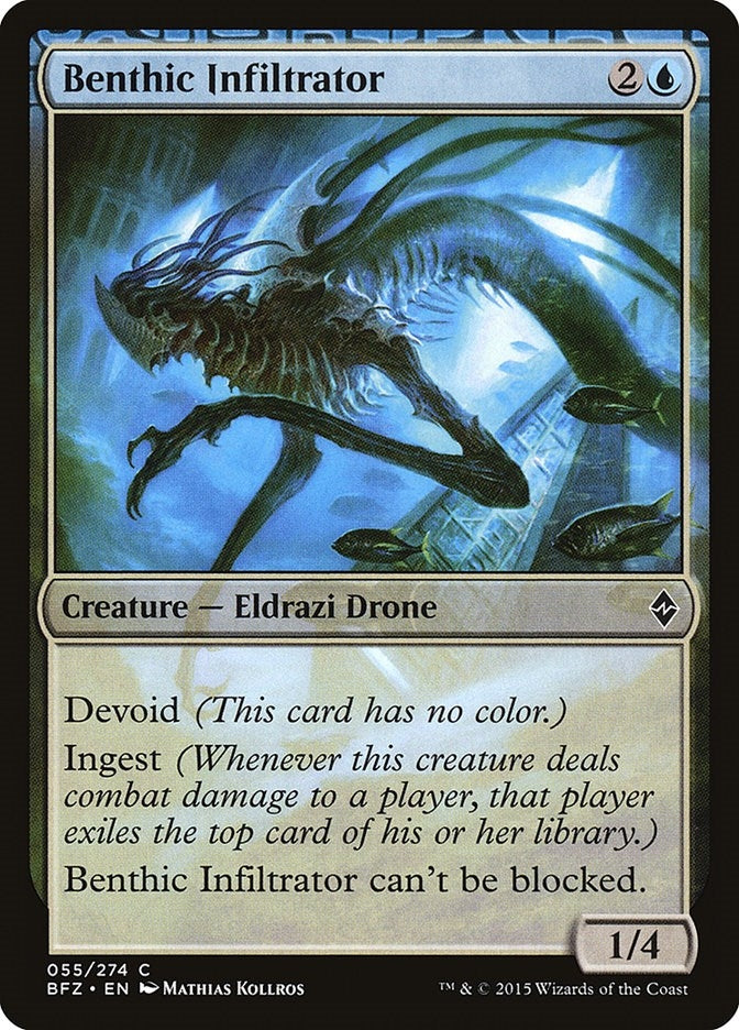 Benthic Infiltrator (55) (Battle for Zendikar)