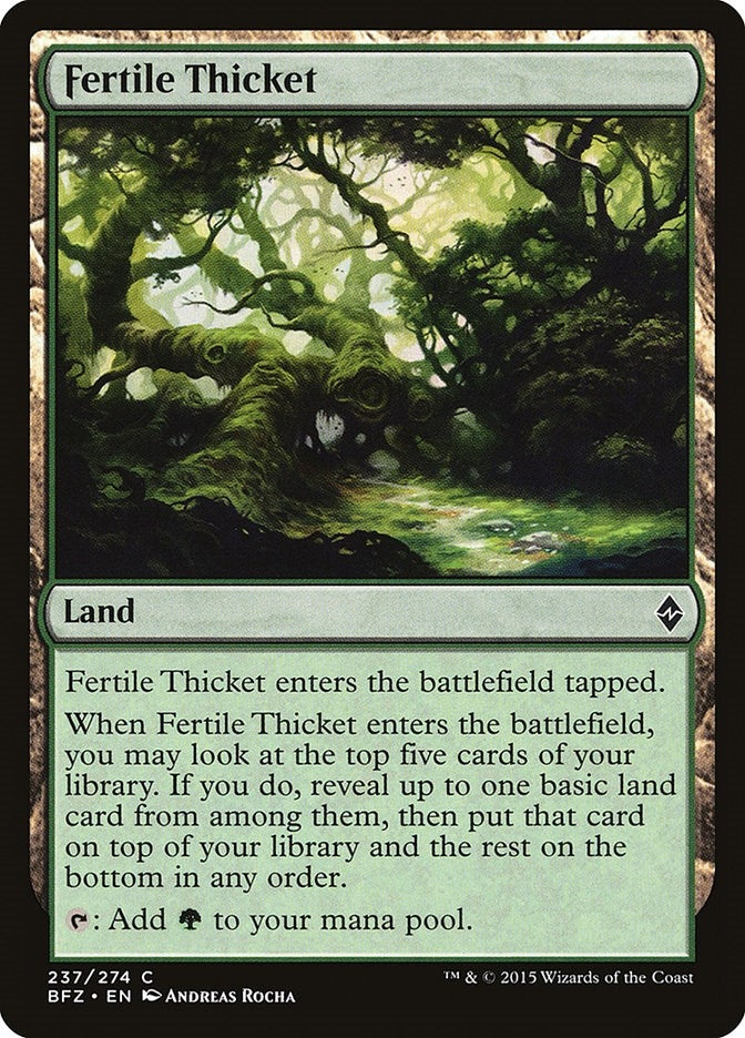 Fertile Thicket (237) (Battle for Zendikar)