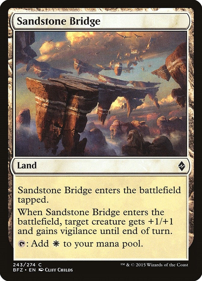 Sandstone Bridge (243) (Battle for Zendikar)