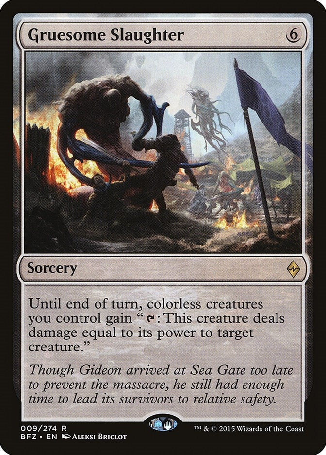 Gruesome Slaughter (9) (Battle for Zendikar)
