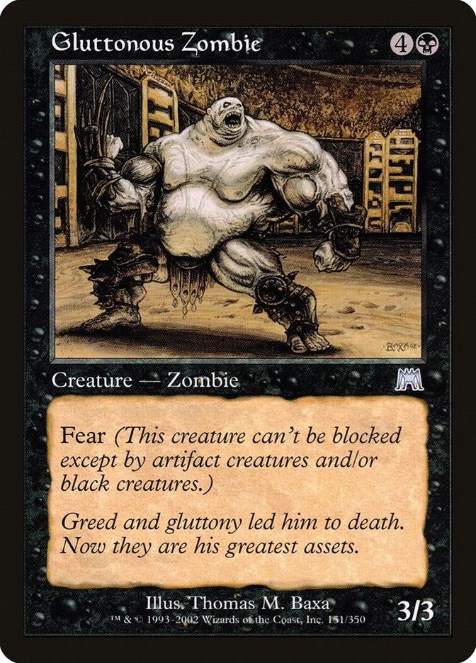 Gluttonous Zombie (151) (Onslaught)