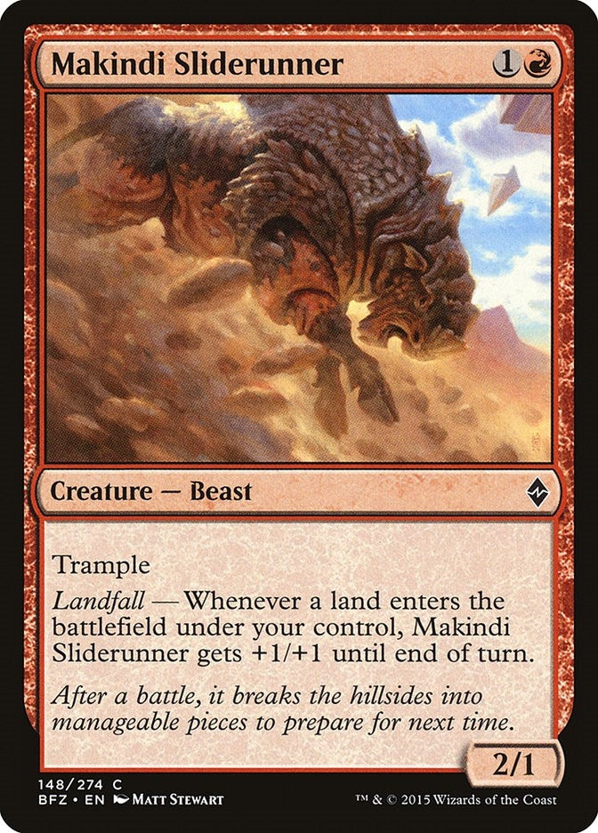 Image for Makindi Sliderunner (148) (Battle for Zendikar) - Magic: The Gathering