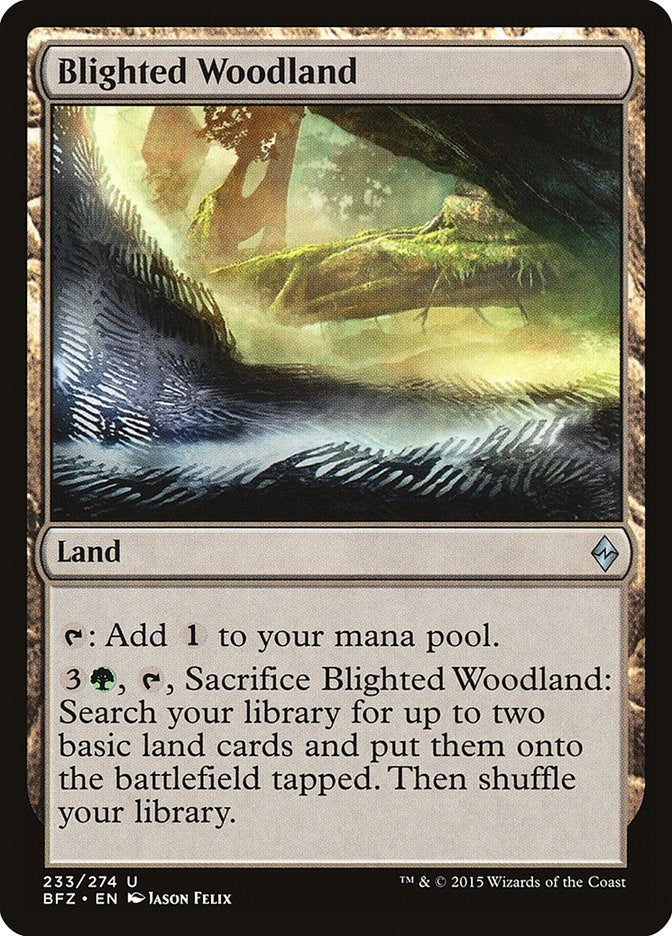 Blighted Woodland (233) (Battle for Zendikar)