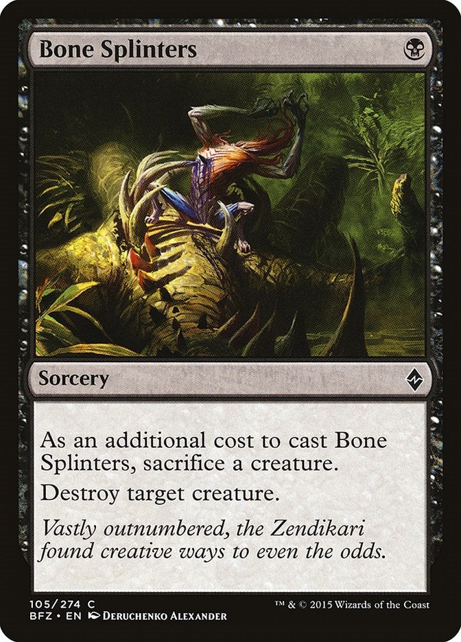 Bone Splinters (105) (Battle for Zendikar)