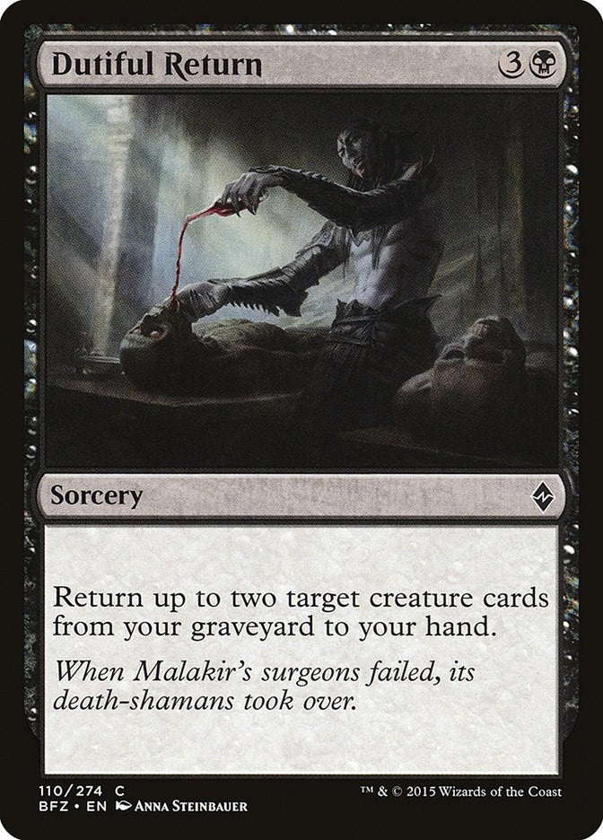 Dutiful Return (110) (Battle for Zendikar)