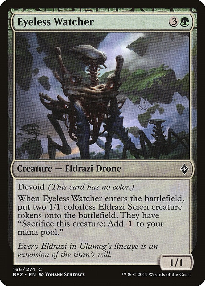Eyeless Watcher (166) (Battle for Zendikar)
