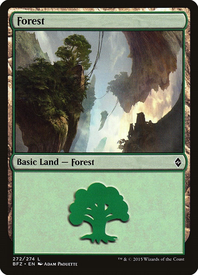Forest (272) (272) (Battle for Zendikar)